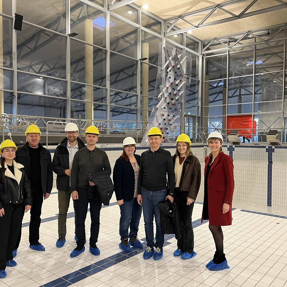Besuch des Mona Mare: Delegation aus Volodymyr zu Gast in Monheim