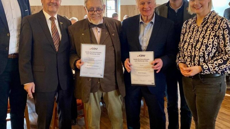 Zahlreiche Mitglieder geehrt: CDU Alpen feiert Familienfest