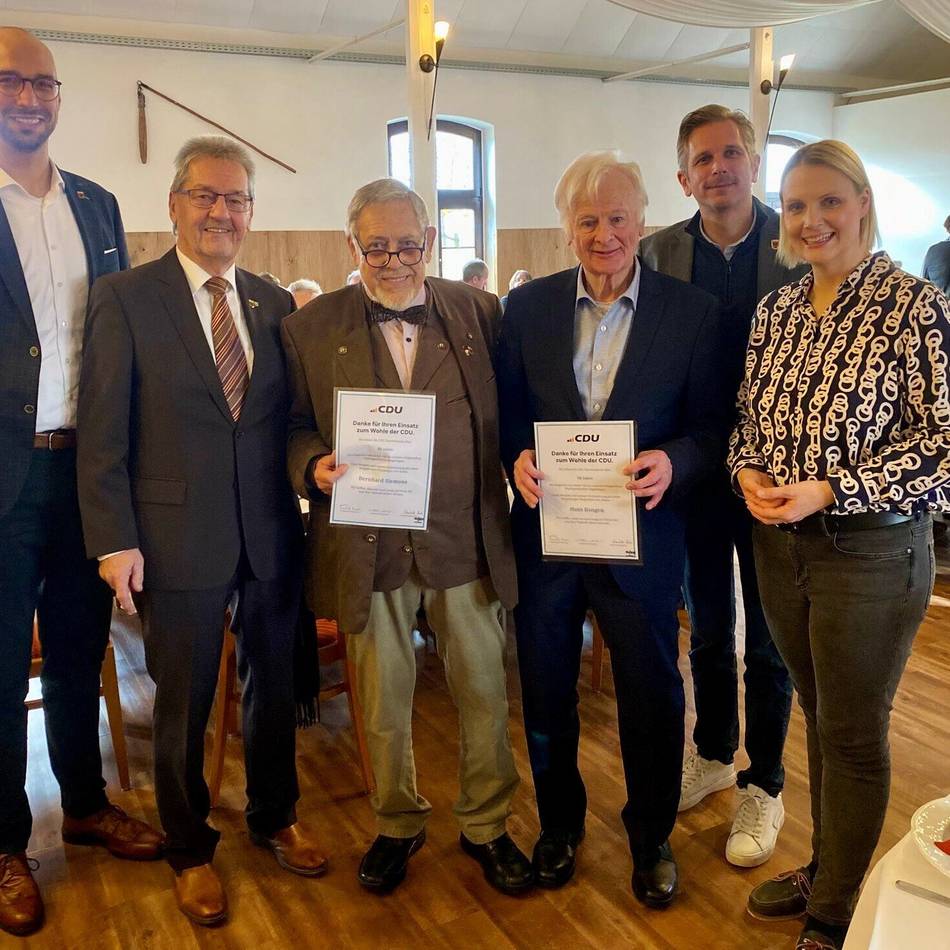 Zahlreiche Mitglieder geehrt: CDU Alpen feiert Familienfest