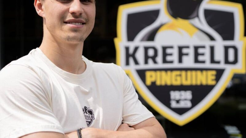 An Weihnachten: Daniel Bruch verlängert seinen Vertrag bei den Krefeld Pinguinen