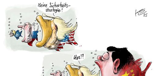 Cartoons im Dezember von Thomas Plaßmann, Klaus Stuttmann, Julian Fiebach, Miriam Wurster, Leonard Riegel, Helena Baumeister