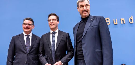 Markus Söder, Manuel Hagel, Boris Rhein: Drei Löwen Allianz will neuen Landerfinanzausgleich
