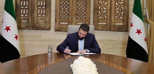 Syrien: Übergangspräsident Sharaa verschiebt Berlin-Besuch