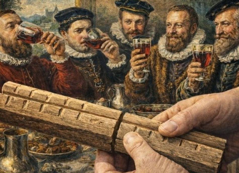 Trink- und Geselligkeitskultur im 16. Jahrhundert: Das Kerbholz als „hölzerne Kreditkarte“