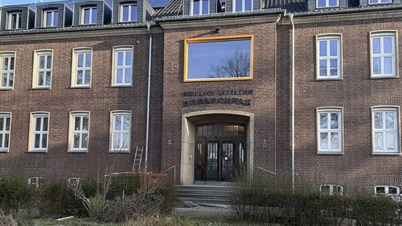 Historisches Gebäude: Neue Fassade für Heinrich-Pattberg-Realschule