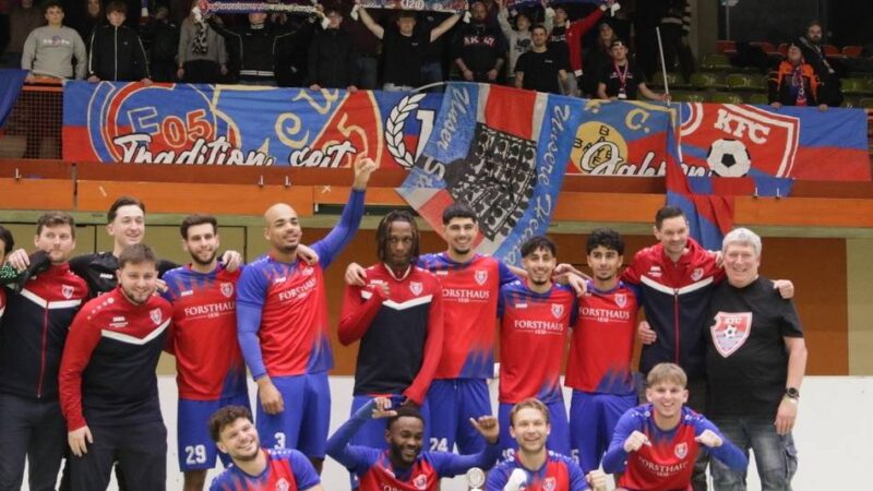 Krefelder Hallenstadtmeisterschaften 2026: Der KFC Uerdingen verteidigt die Stadtkrone