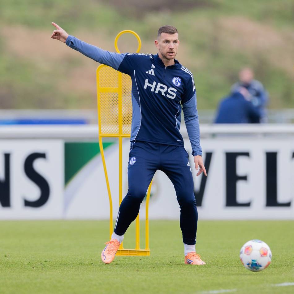 Trikot-Verkauf boomt: Hype auf Schalke – 1.200 Fans besuchen erstes Dzeko-Training