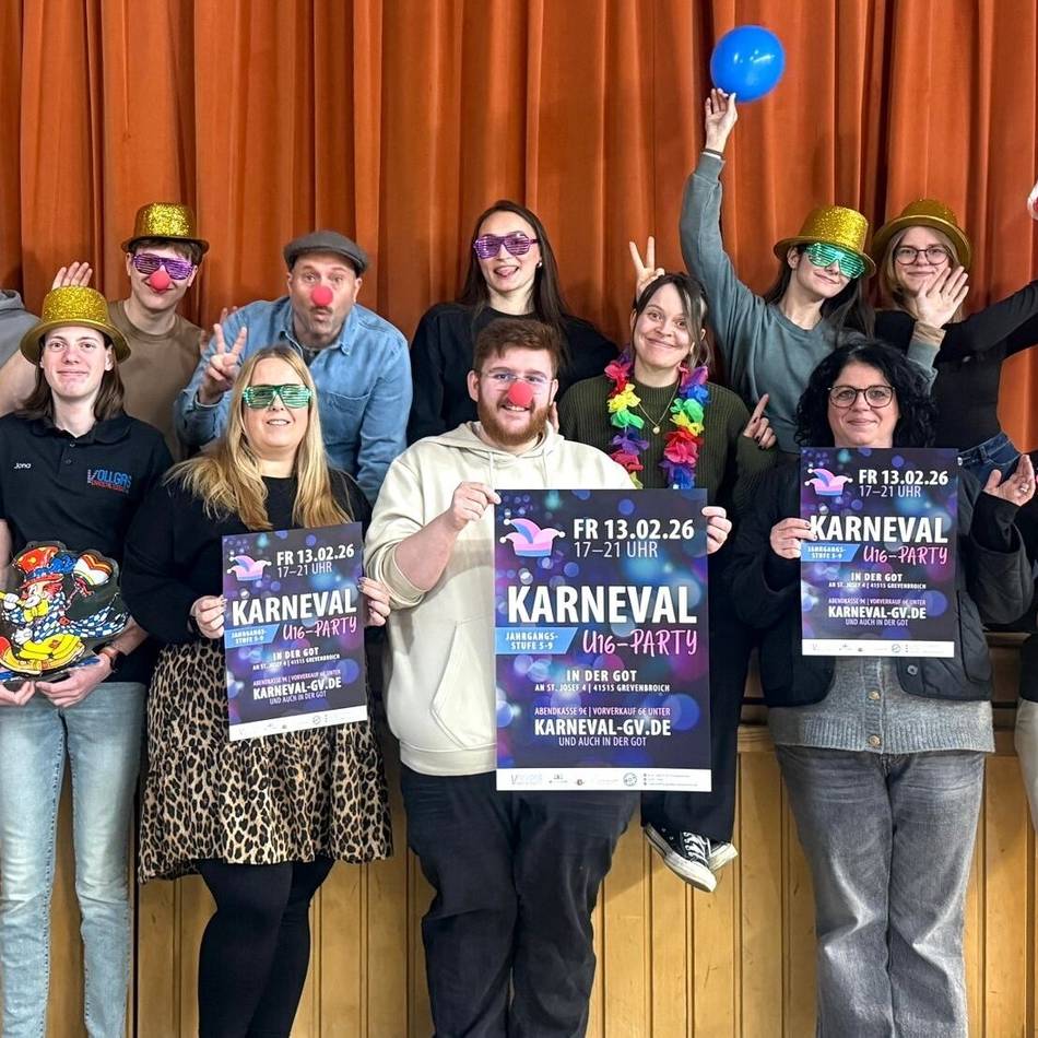 Karneval in der Schlossstadt: Sicher feiern und tanzen bei der U16-Party in Grevenbroich