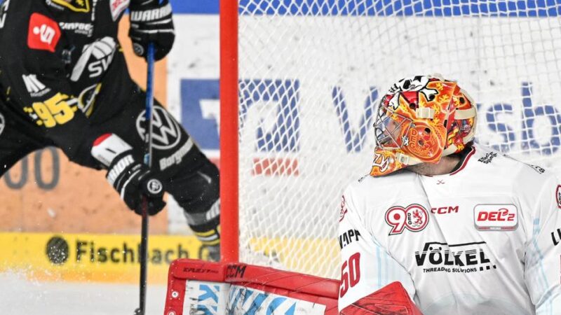 Doppelpack von Brown reicht nicht: Dritte Derby-Pleite gegen Krefeld – DEG lässt sich auskontern