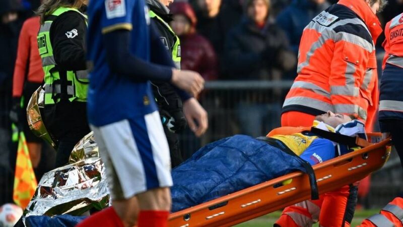 Minutenlange Unterbrechung gegen Kiel: „Den Umständen entsprechend“  – SCP-Profi Brackelmann gibt Entwarnung