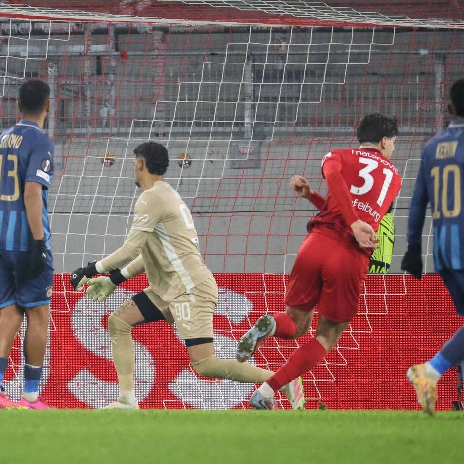 Sieg im Hochrisikospiel: Freiburg kurz vor Achtelfinaleinzug in der Europa League