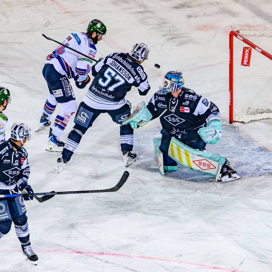 Ex-Düsseldorfer trifft für Dresden: Eisbären mühen sich vor über 32.000 Fans zum Sieg im Winter Game