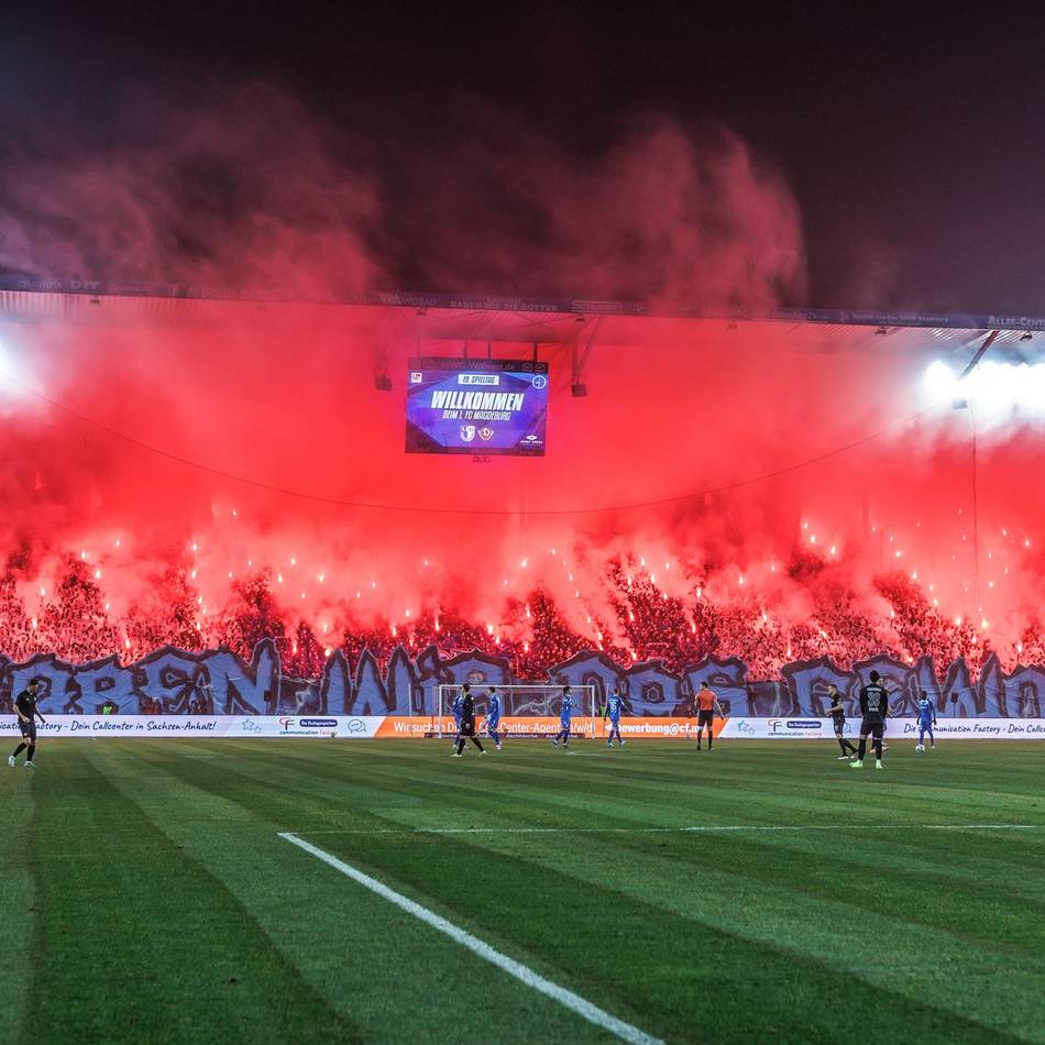 Ausschreitungen beim Zweitligaspiel: Ermittlungen wegen Verdacht des versuchten Mordes im Magdeburger Stadion