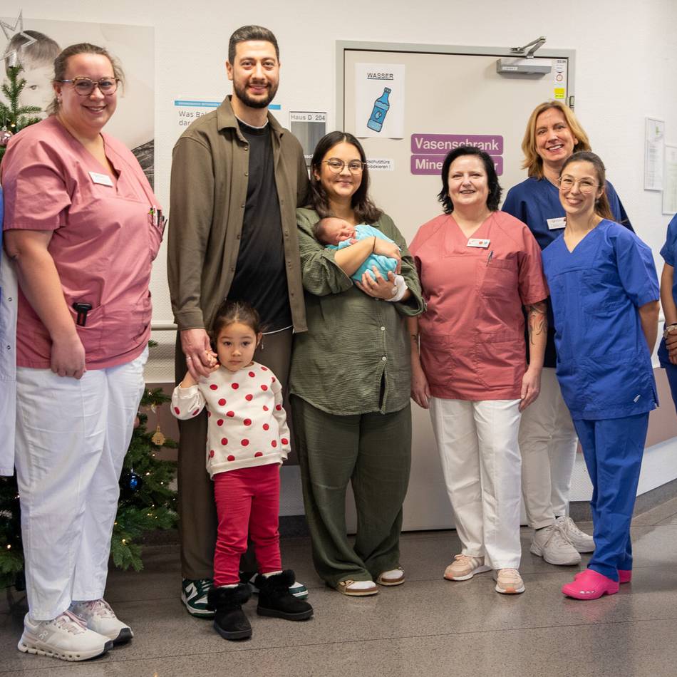 Krankenhaus in Moers: Neujahrsbaby Ömer ist die Nummer eins