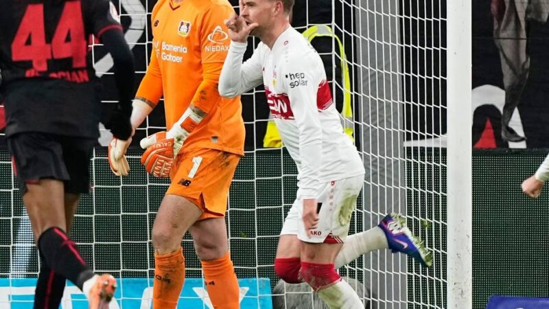 Topspiel in Leverkusen: Bayer 04 lässt sich von Stuttgart vorführen