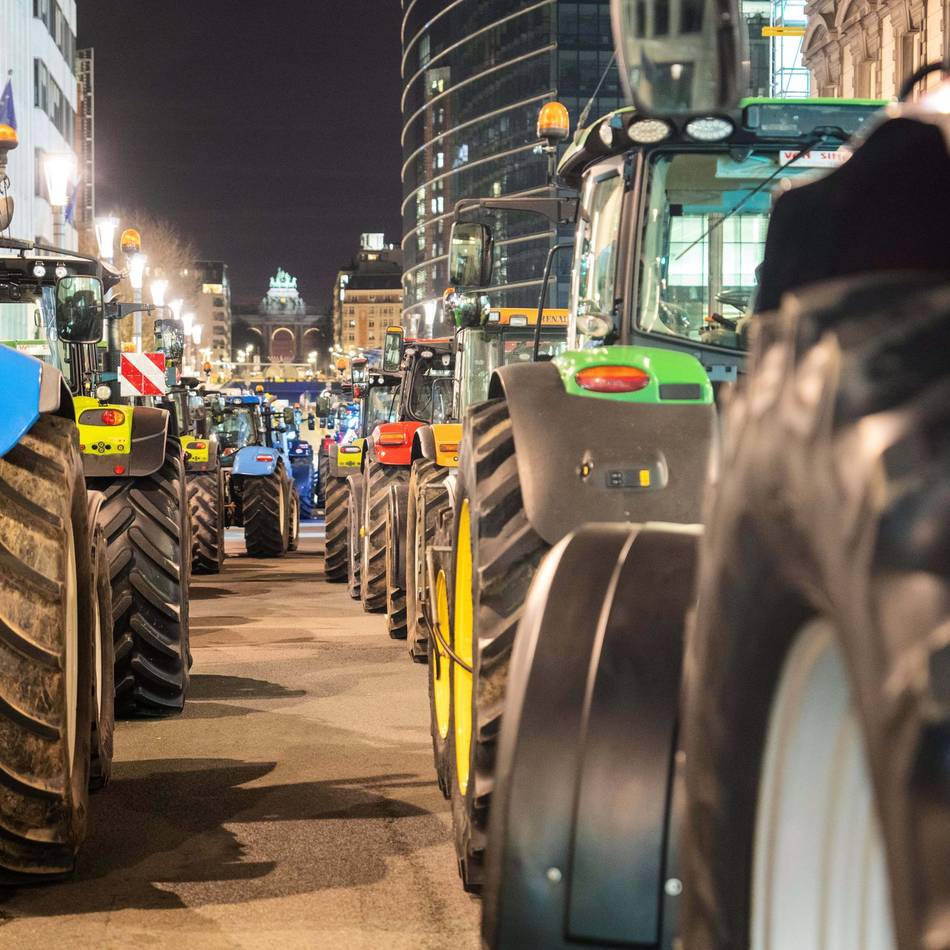 So erlebten Landwirte aus dem Rhein-Kreis die Brüssel-Proteste: „Wir haben friedlich demonstriert“