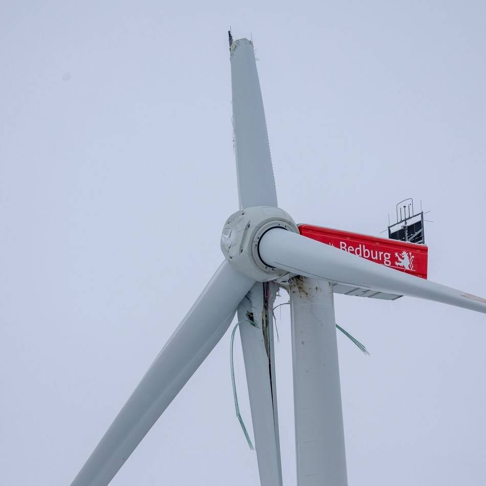 Nach Havarie an A44n: Taskforce kümmert sich jetzt um havariertes Windrad am Tagebau