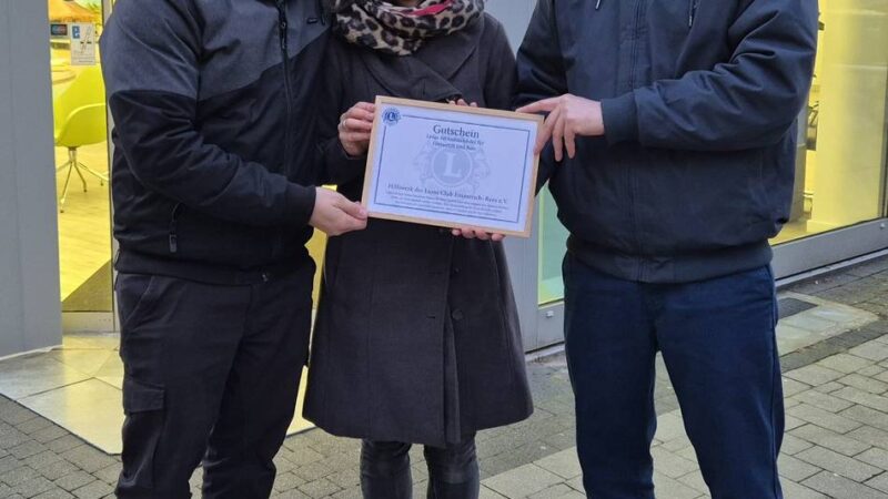 Adventskalender der Lions Emmerich-Rees: Lions-Hauptgewinn geht nach Haldern