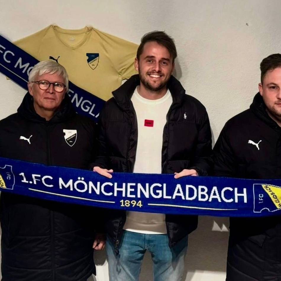 Neuer war zuvor beim TSV Meerbusch: 1. FC Mönchengladbach stellt neuen Trainer vor