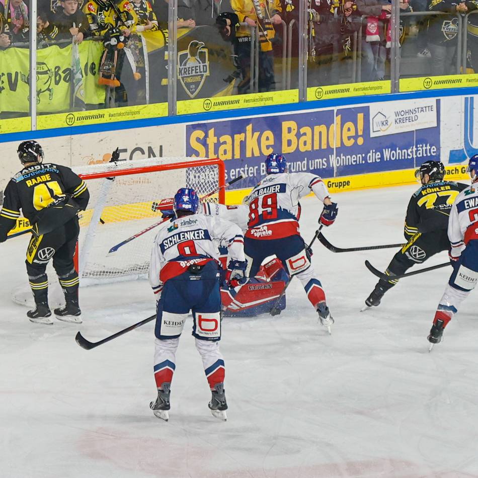 Mit Highlight-Video: „Das war grausam“ – Pinguine ärgern sich trotz 6:1 gegen Freiburg über sich selbst