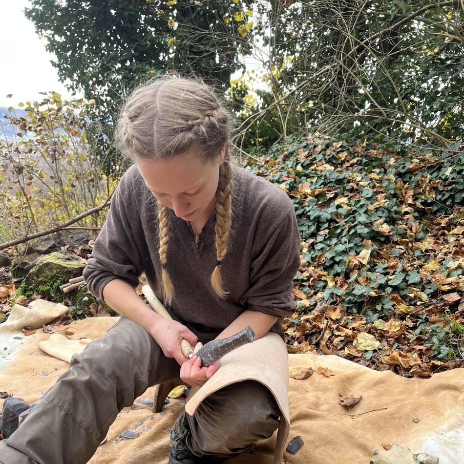 Neanderthal Museum: Gewusst wie: Aus Feuerstein wird Werkzeug