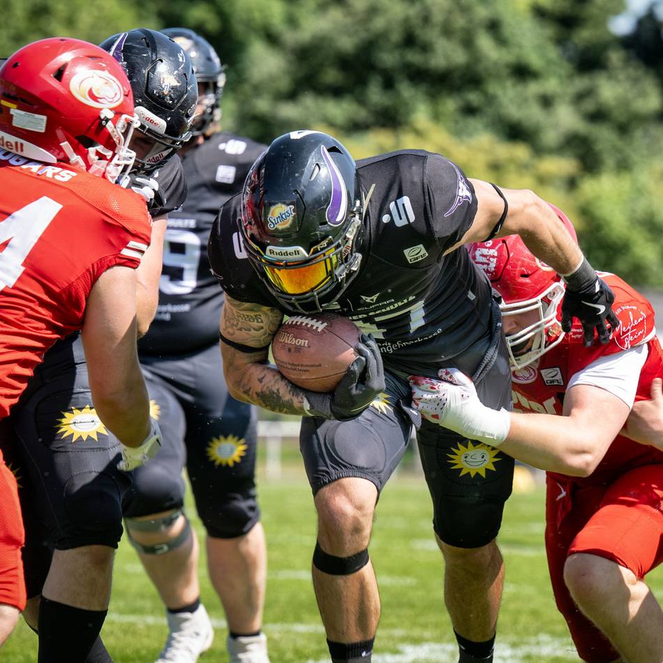 In der German Football League 2: Die Langenfeld Longhorns halten ihren Ankerpunkt Amis