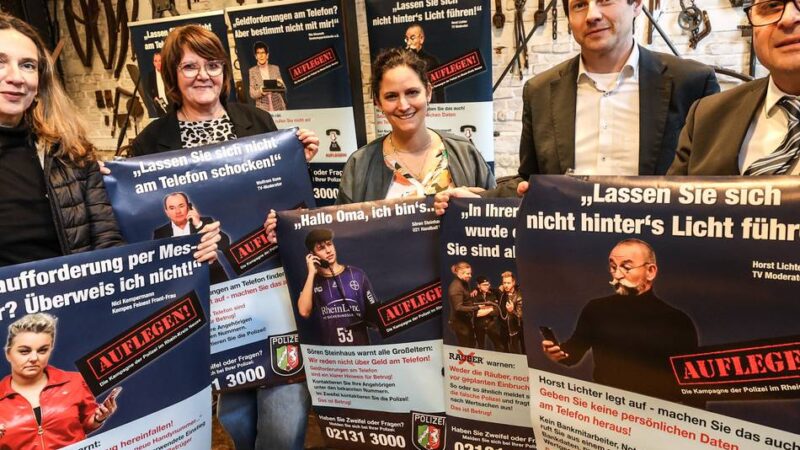 Stadt Neuss unterstützt Kampf gegen Kriminelle: „Auflegen“ – die Polizei-Kampagne gegen Enkeltricks
