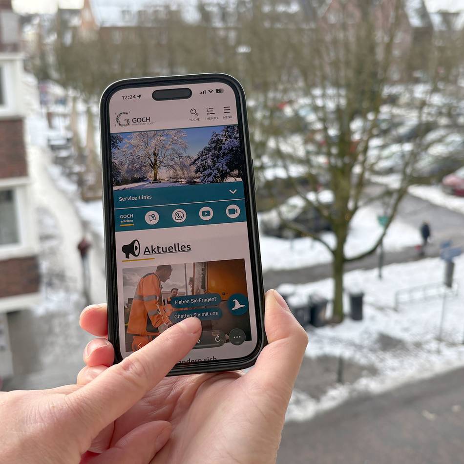 Zu jeder Zeit ansprechbar: Neuer Chatbot „Merlin“ ab sofort fürs Gocher Rathaus im Einsatz