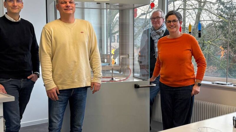 Große Investition für den Unterricht: Realschule Goch freut sich über Chemieraum