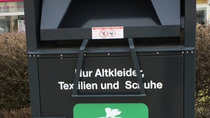 Wechsel des Dienstleisters in Viersen: Neuer Anbieter fürs Textil-Recycling