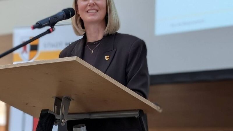 Neujahrsempfang in Moers: Die erste Neujahrsansprache von Julia Zupancic