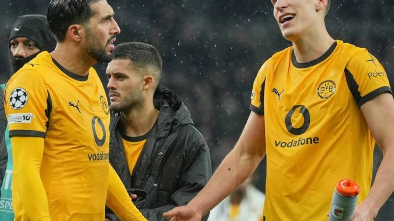 „Nicht richtig“: BVB verärgert nach Roter Karte und Pleite in der Champions League