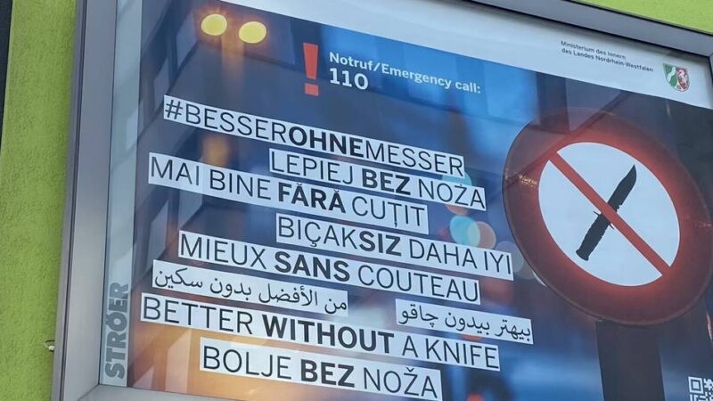 Mehrere Attacken in Krefeld: Zehn-Punkte-Plan gegen Messergewalt