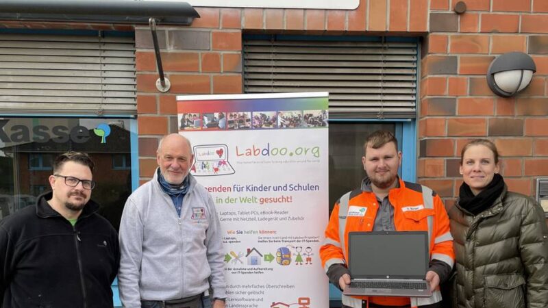 Asdonkshof ist Labdoo-Sammelstelle: Bürger spenden alte IT-Geräte für den guten Zweck