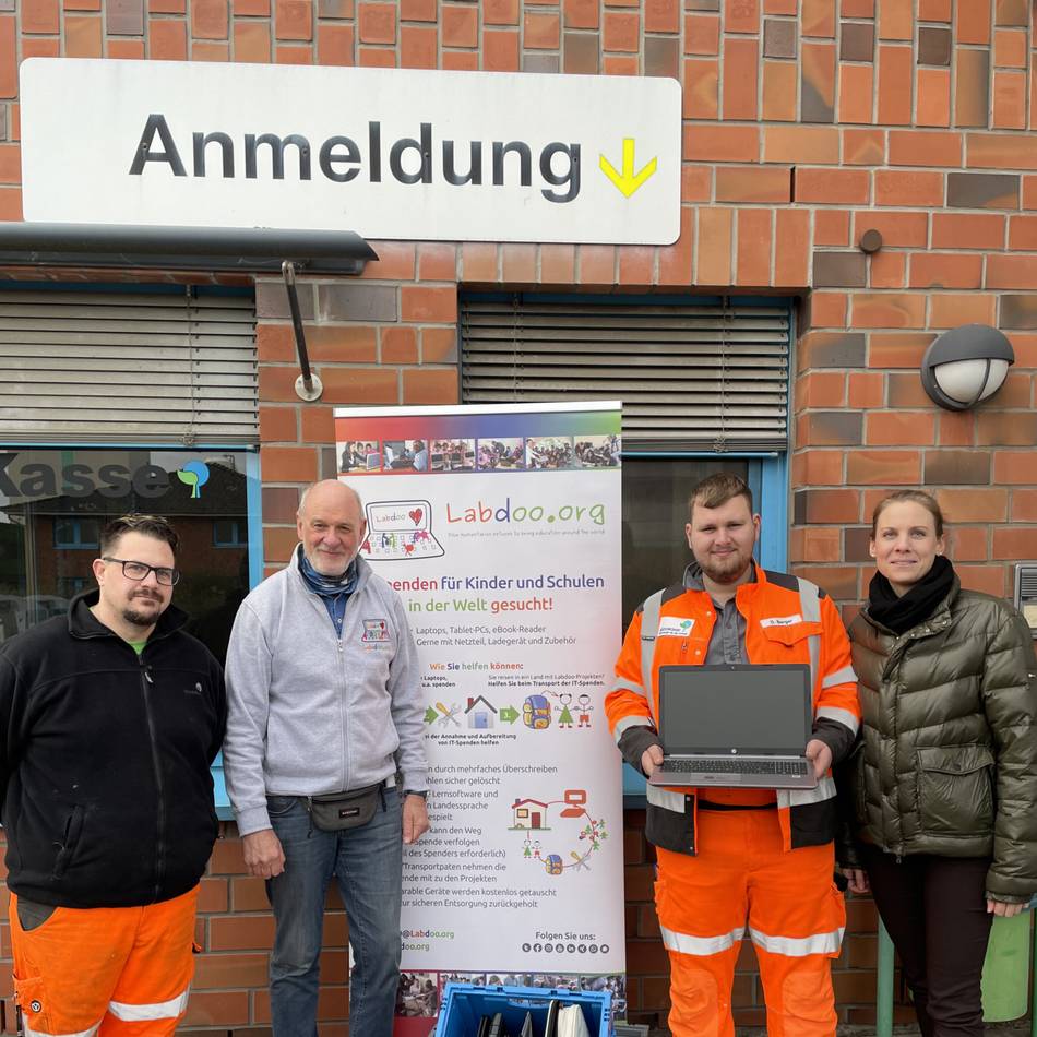 Asdonkshof ist Labdoo-Sammelstelle: Bürger spenden alte IT-Geräte für den guten Zweck