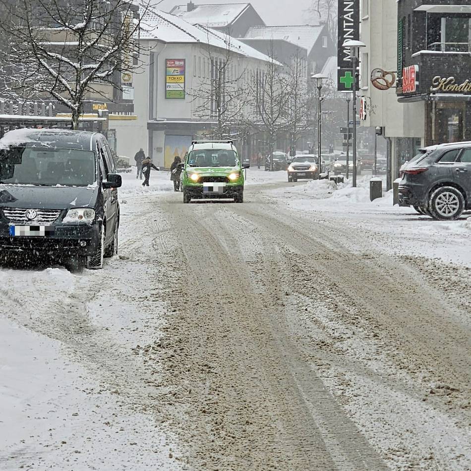 Winter in Wermelskirchen: Wer kann, bleibt an Schneetagen zu Hause