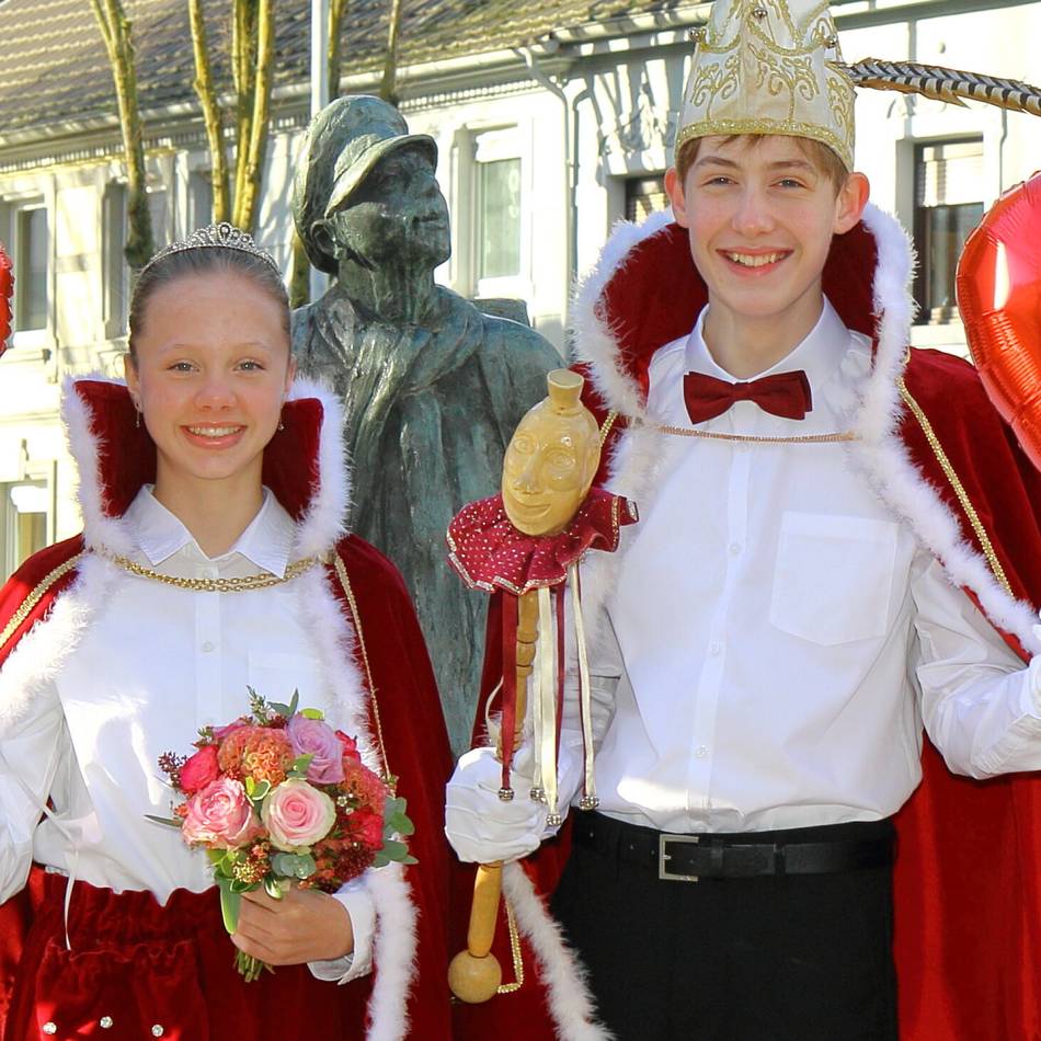 Kinderprinzenpaar in Breyell: Zwei Tollitäten mit Karneval im Blut