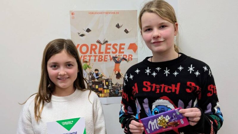 Siegerin an der Sekundarschule Alpen: Mayla Stappenbeck tritt zum Kreisentscheid im Vorlesewettbewerb an