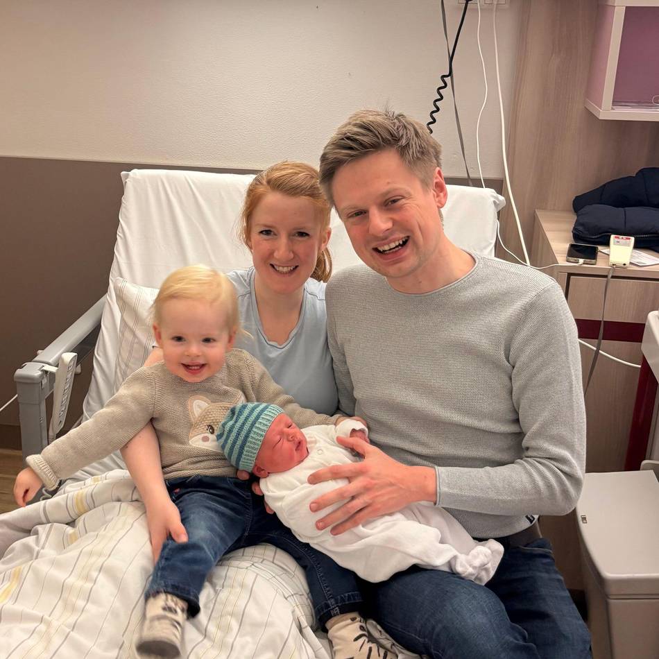 Er kam um 2.28 Uhr zur Welt: Benedikt hatte es eilig – er ist das Neujahrsbaby 2026 in Geldern
