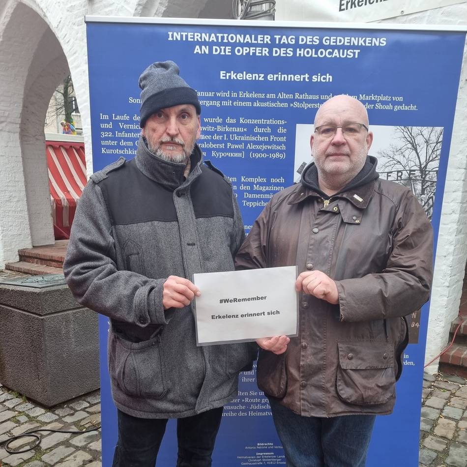 Am 27. Januar: Erkelenz erinnert an Opfer des Holocaust