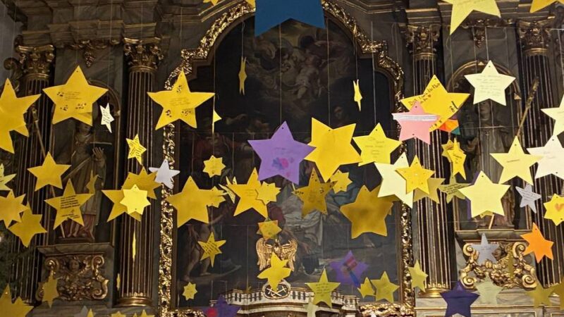 St. Martinus Gocher Land: Die Wünsche und guten Erinnerungen der Pfalzdorfer als Sternenbild