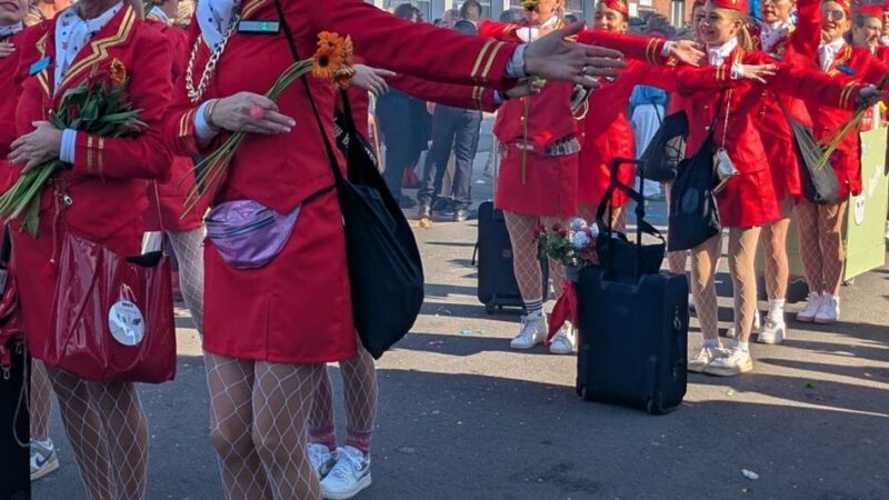 Tulpensonntagszug in Anrath: Der närrische Lindwurm hat Zuwachs bekommen