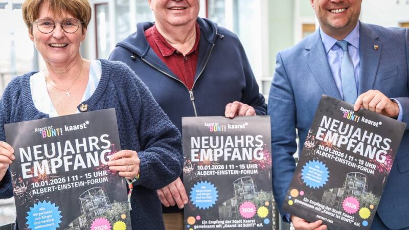 Neujahrsempfang von Stadt und „Kaarst ist bunt“: „Wollen zeigen, was die Stadt ausmacht“
