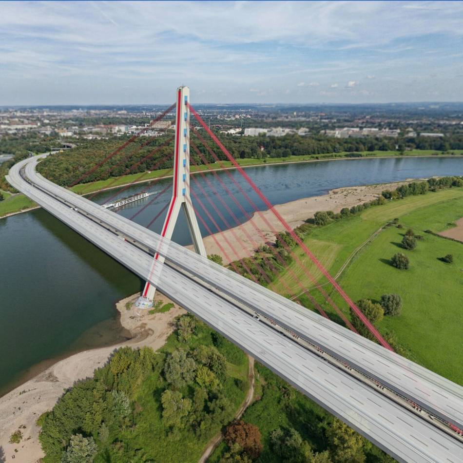 Infrastruktur Düsseldorf: Vorschlag für die neue Fleher Brücke liegt vor