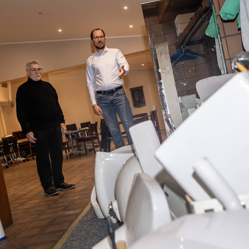 Kosten sind noch unklar: Das Angermunder Schützenhaus ist ein Sanierungsfall