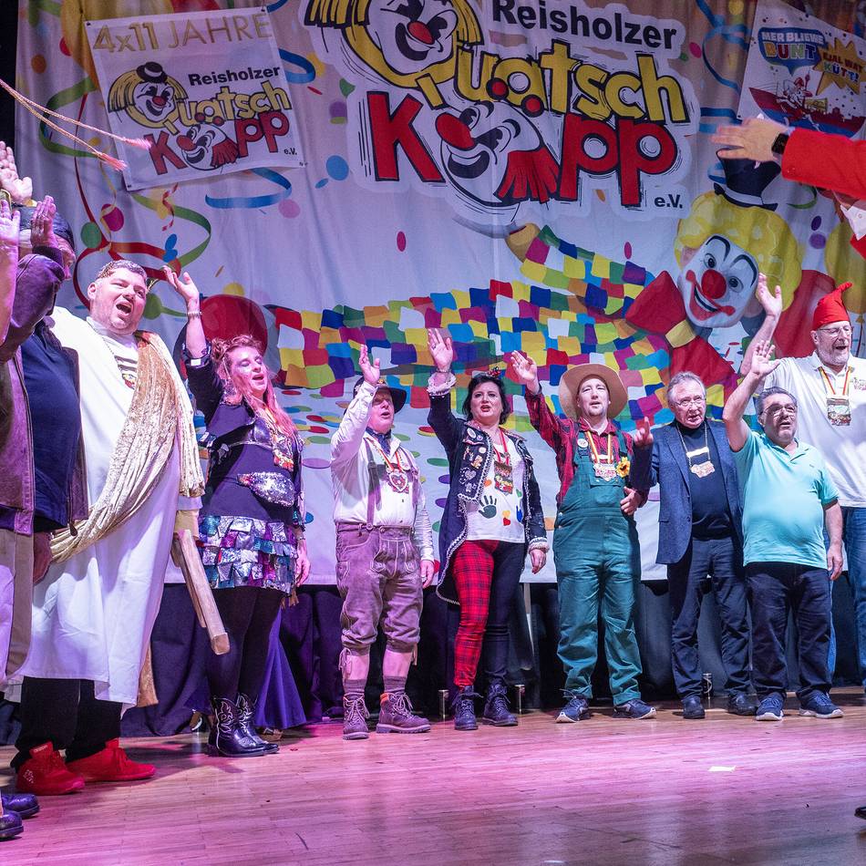Karneval in Düsseldorf: Quatschköpp feiern jeckes Jubiläum