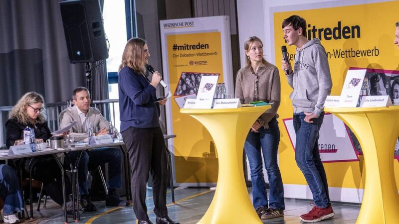 RP-Debattierwettbewerb #mitreden: „Bundestag müsste sich hier abschauen, wie man das vernünftig macht“
