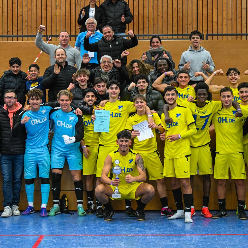 Junioren-Hallenstadtmeisterschaft: Der 1. FC Mönchengladbach ist Stadtmeister bei den A-Jugendlichen