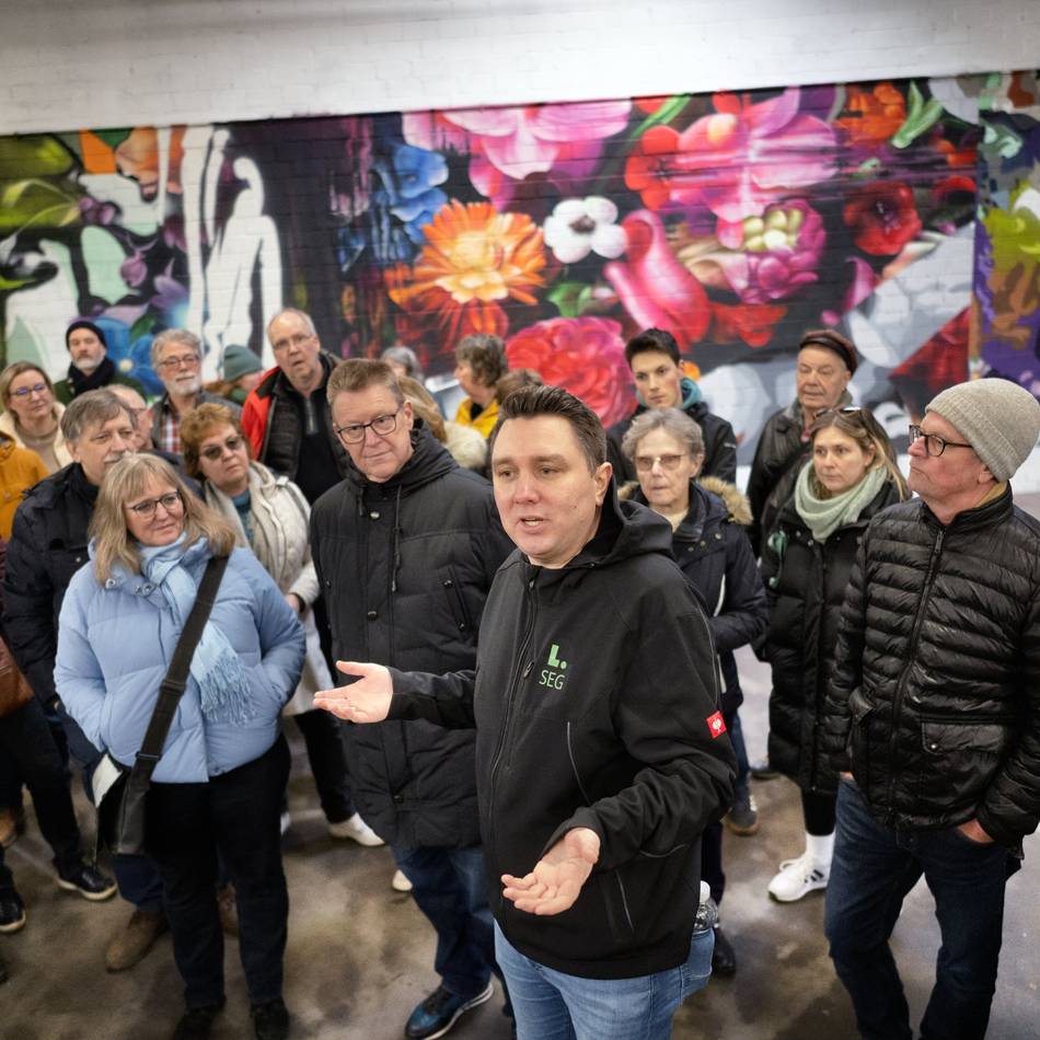 Street-Art zum Abschied: Ara-Gelände in Langenfeld weicht modernem Wohnquartier