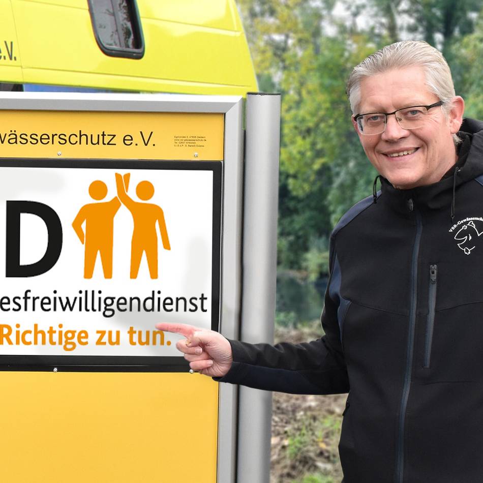 Von April bis September mit Labormobil unterwegs: VSR-Gewässerschutz sucht Rentner-„Bufdi“ für die Info-Stände